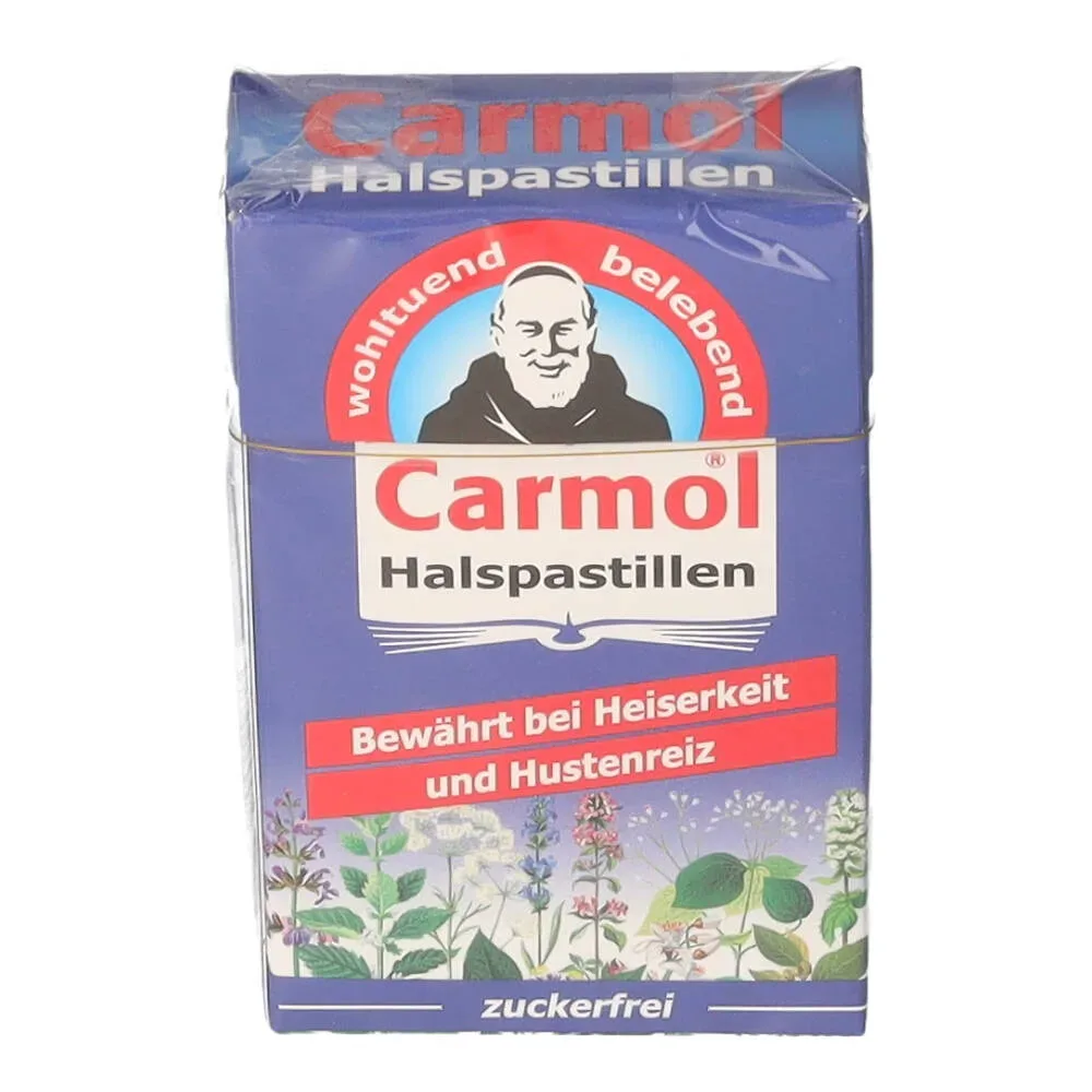 Carmol Halspastillen 45 g Pastillen
