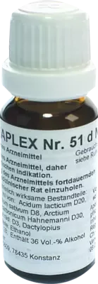 REGENAPLEX Nr.51 dN Tropfen 15 ml Tropfen zum Einnehmen
