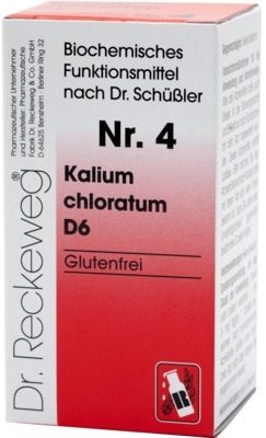 BIOCHEMIE 4 Kalium chloratum D 6 Tabletten 200 St Tabletten