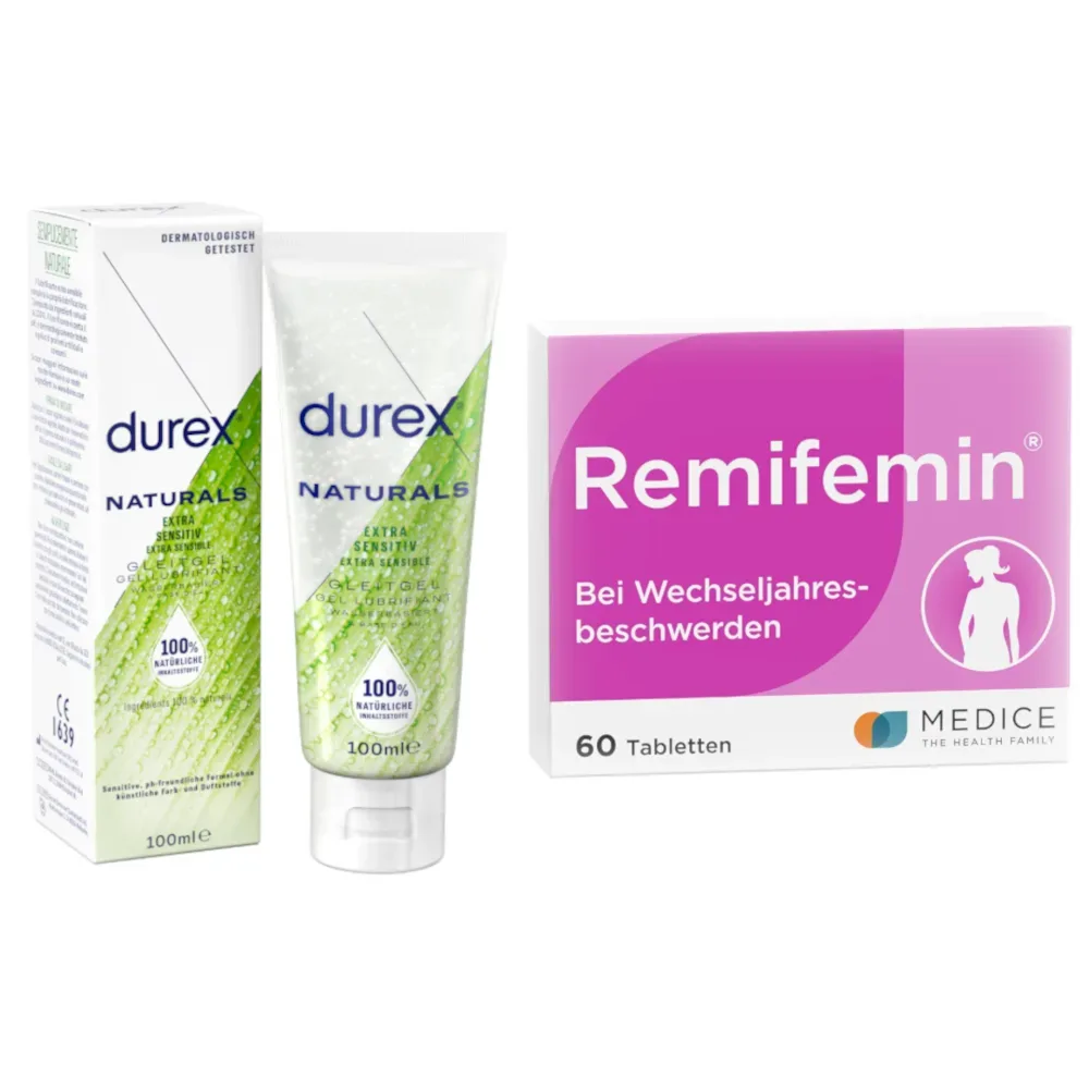 Remifemin + Durex Naturals Gleitgel Set 1 Sparset