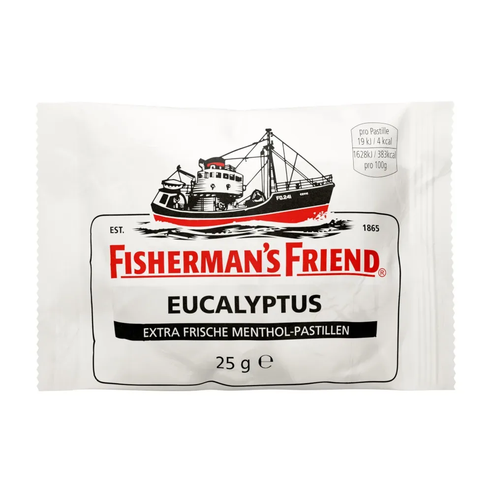 FISHERMANS FRIEND Eucalyptus mit Zucker Pastillen 25 g Pastillen