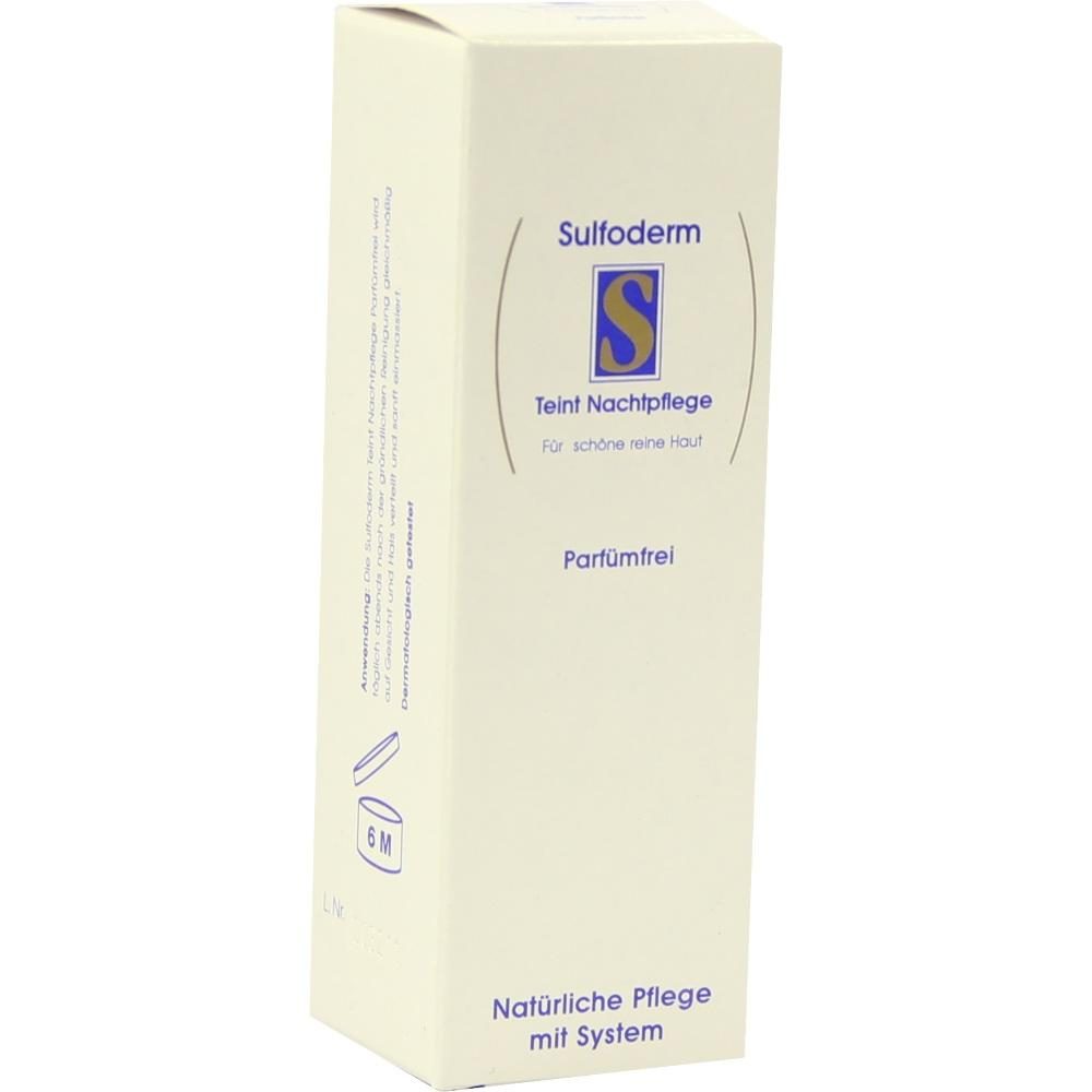 SULFODERM S Teint Nachtpflege parfümfrei 40 ml Creme