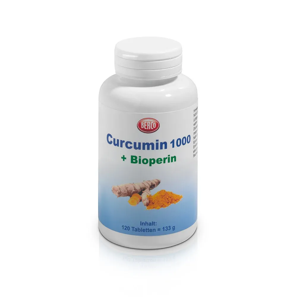 Curcumin 1000+Bioperin Berco Tabletten 60 St Tabletten