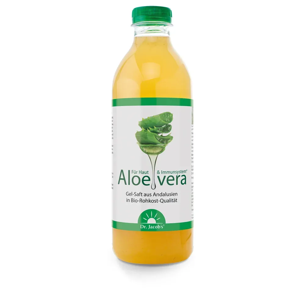 Dr. Jacob's Aloe Vera Gel Saft Bio Rohkost-Qualität Acerola