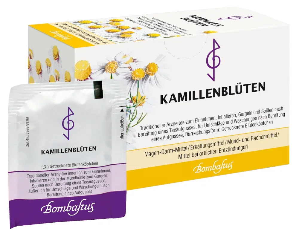 KAMILLENBLÜTEN BOMBASTUS 20X1.3 g Filterbeutel