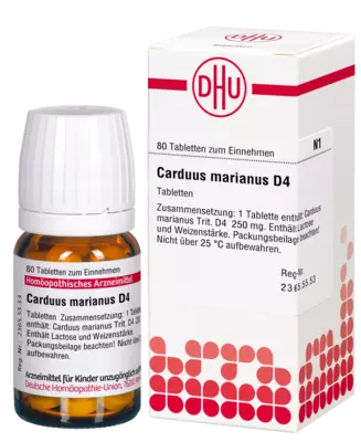 CARDUUS MARIANUS D 4 Tabletten 80 St Tabletten