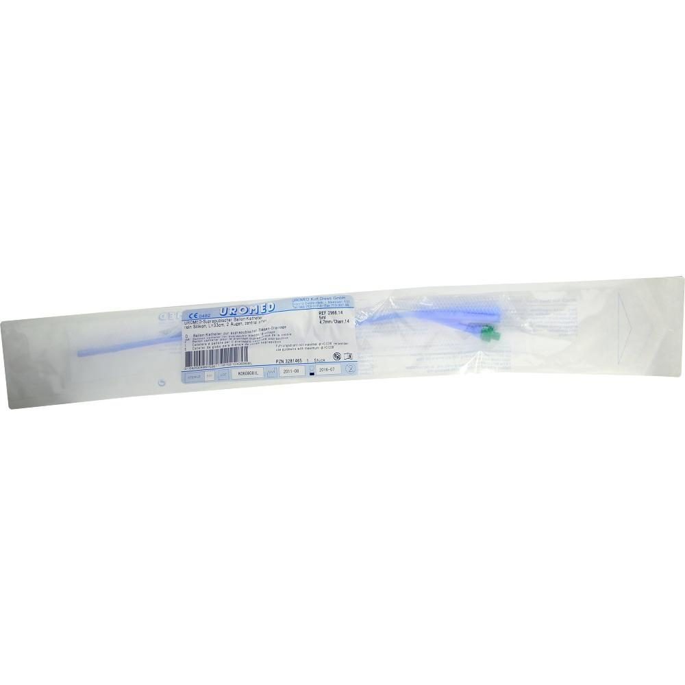 UROMED Suprap.Ballonkath.Ch 14 Silikon 33 cm 2966 1 St Katheter