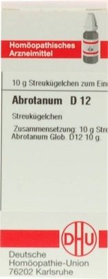 ABROTANUM D 12 Globuli 10 g Globuli