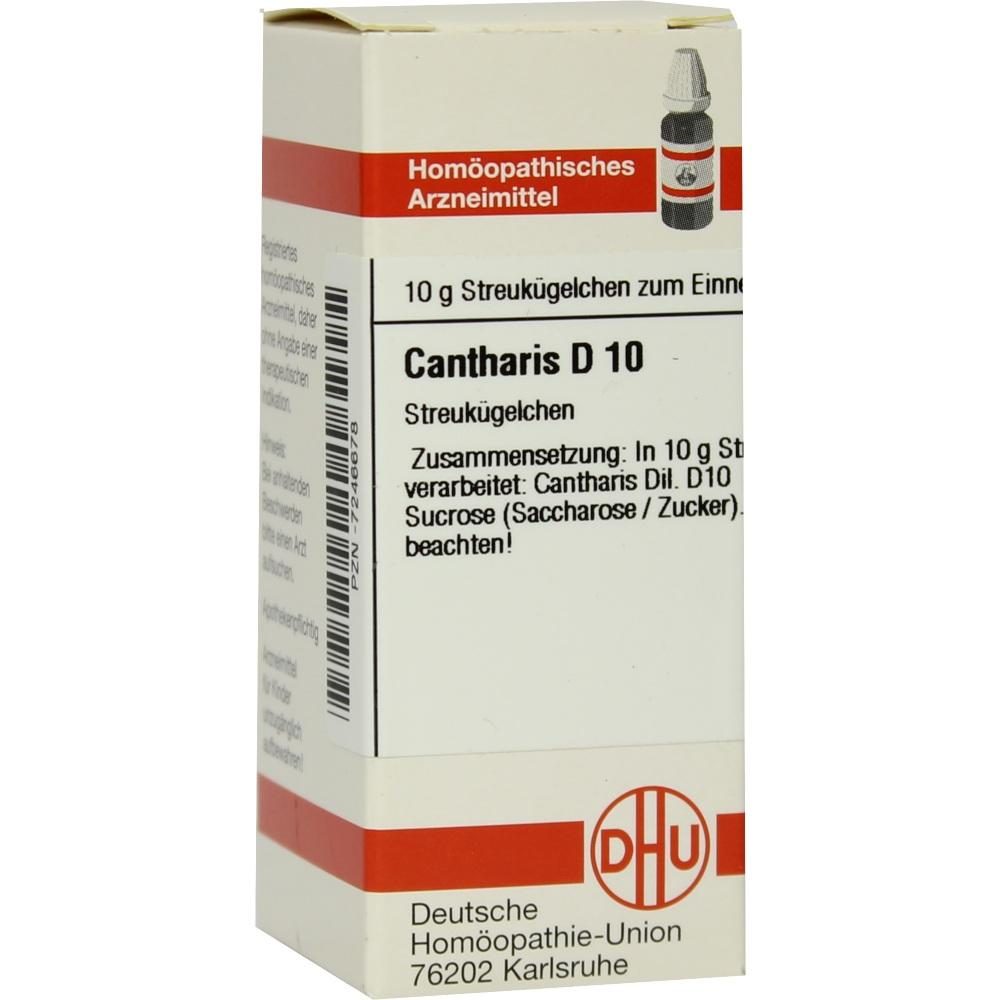 CANTHARIS D 10 Globuli 10 g Globuli