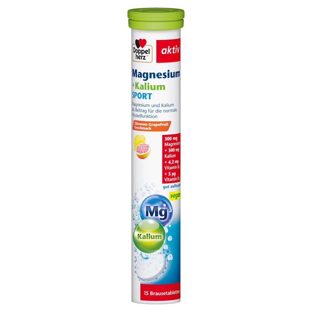 Doppelherz aktiv Magnesium + Kalium Sport  15 St Brausetabletten