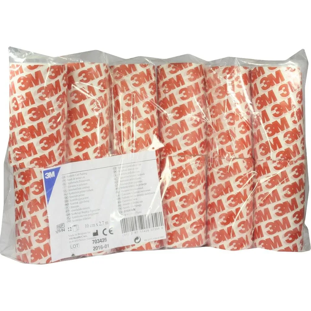 POLSTERWATTE Binde 3M 10cmx2,7m Rolle MW04 12 St Binden