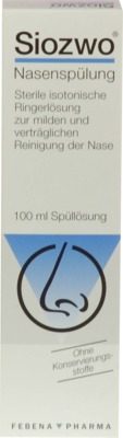 SIOZWO Nasenspülung Konservierungsstofffrei 100 ml Spüllösung