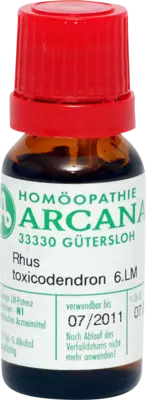 RHUS TOXICODENDRON LM 6 Dilution 10 ml Dilution