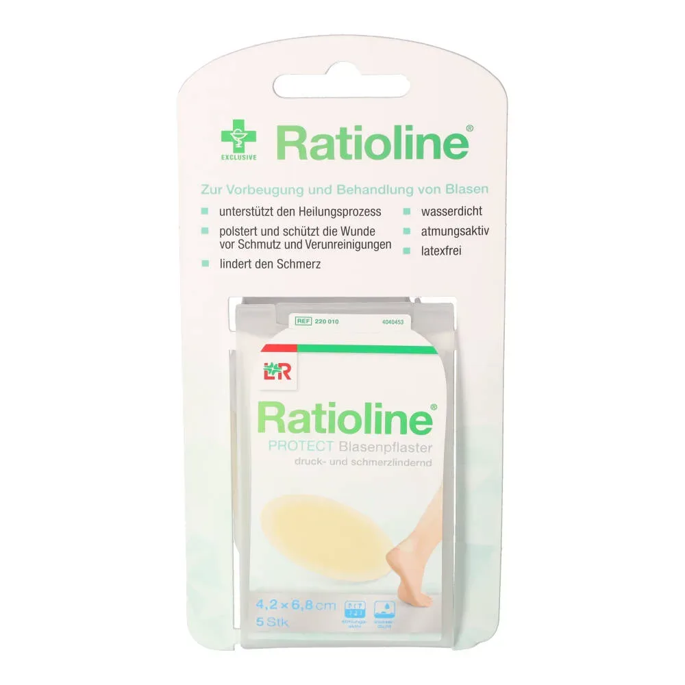 Ratioline PROTECT Blasenpflaster 5 St Pflaster