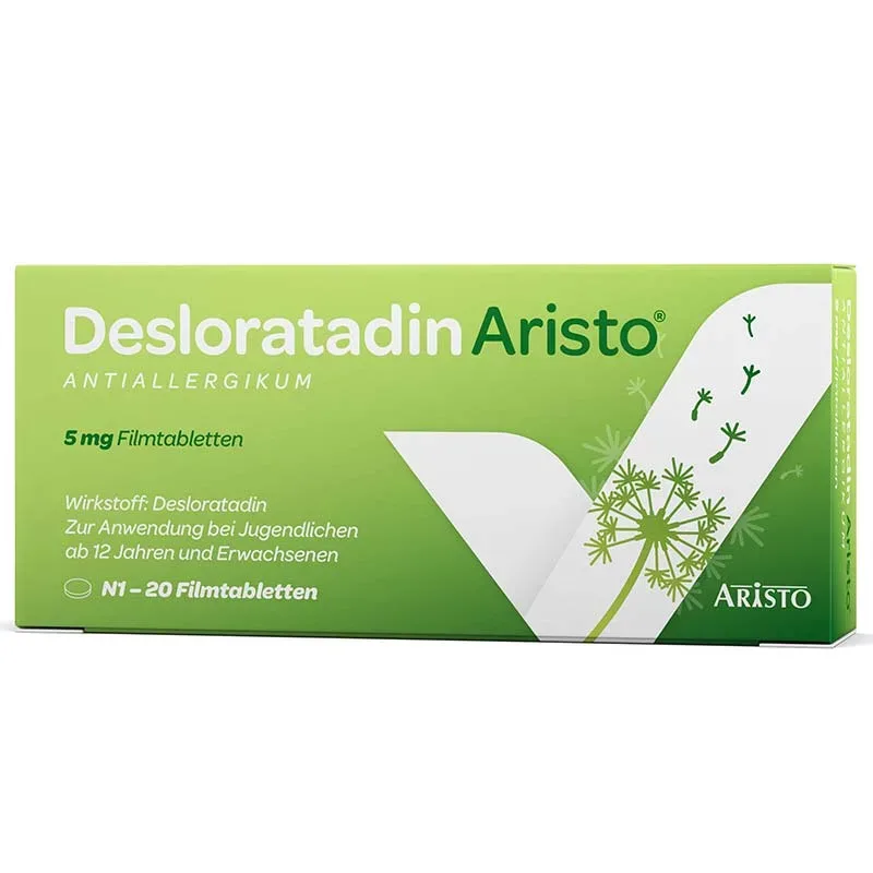 Desloratadin Aristo 5mg 20 St Filmtabletten