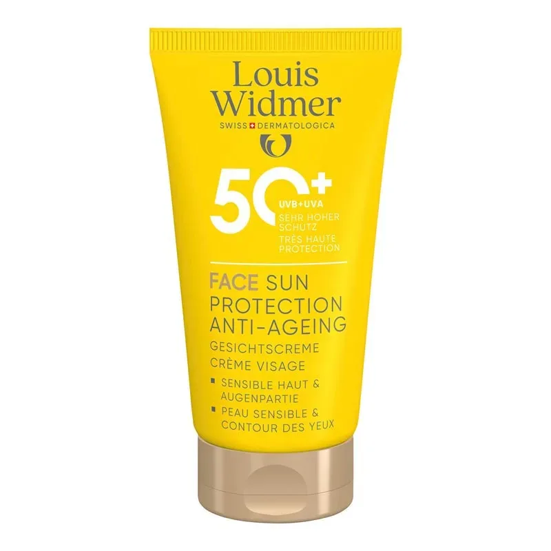 Louis Widmer 50+ UVB+ UVA FACE SUN PROTECTION ANTI- AGEING 50 ml Creme
