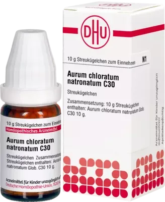 AURUM CHLORATUM NATRONATUM C 30 Globuli 10 g Globuli