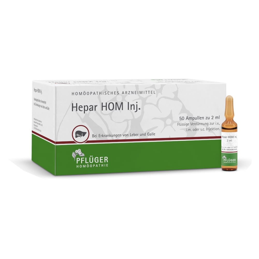 Hepar HOM Inj. 50X2 ml Ampullen