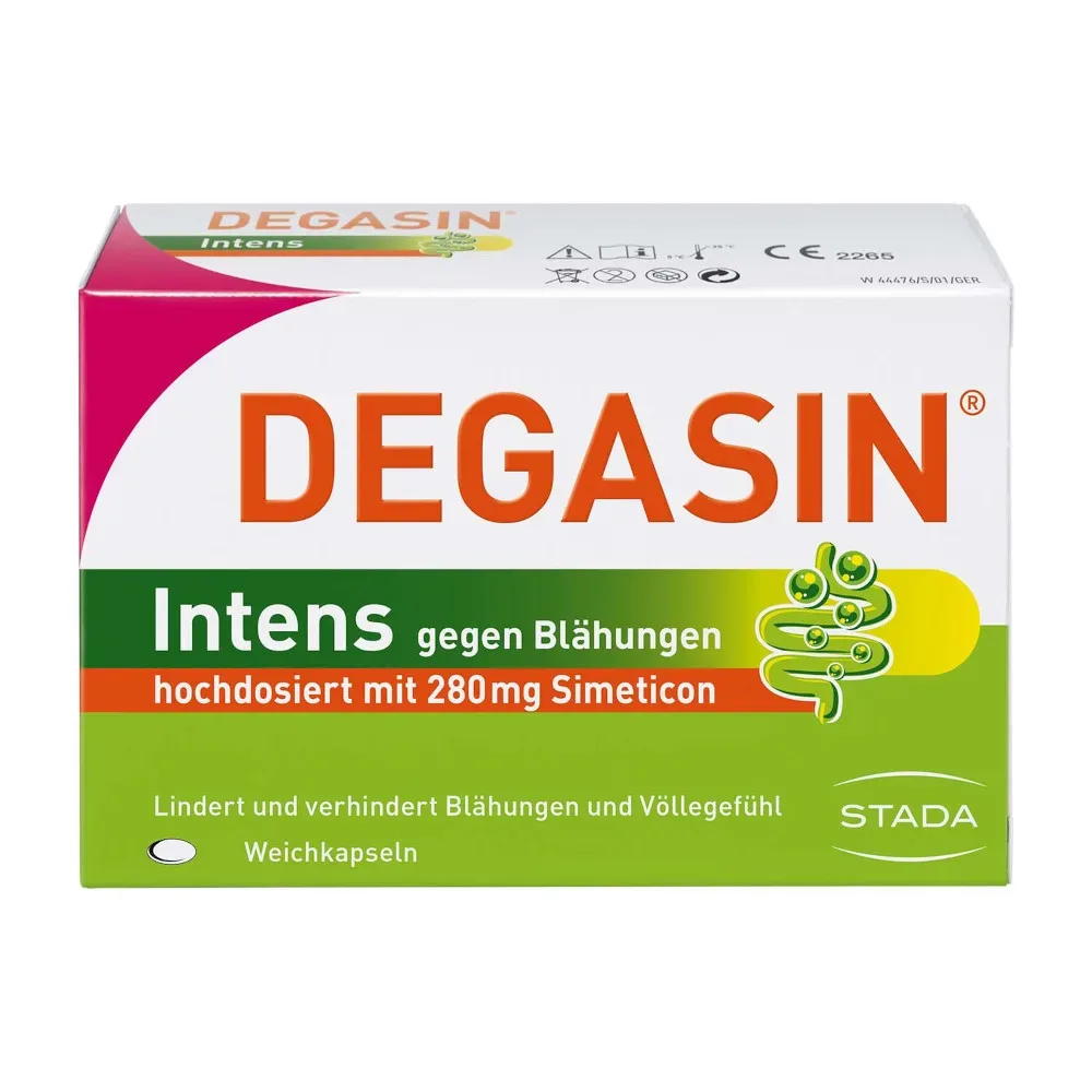 DEGASIN Intens gegen Blähungen 32 St Weichkapseln