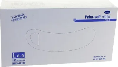 PEHA-SOFT nitrile fino Unt.Hands.unsteril pf L 150 St Handschuhe