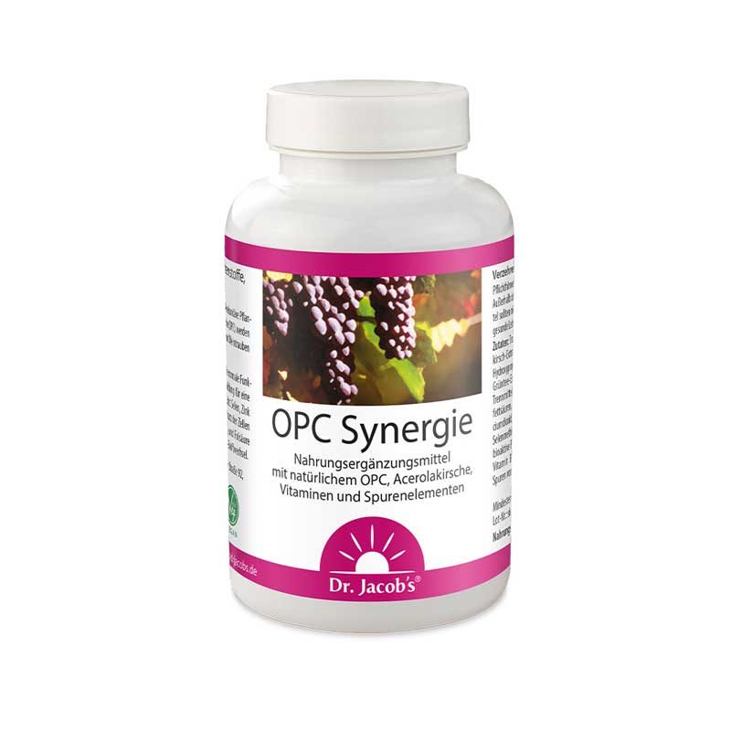 Dr. Jacob's OPC Synergie Traubenkernextrakt mit Acerola
