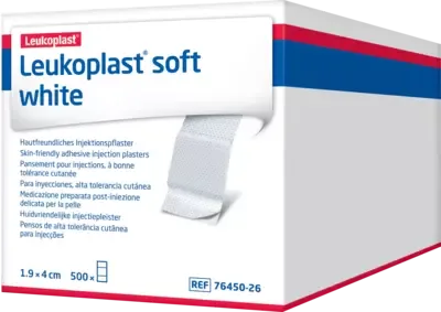 Leukoplast soft white 1.9x4cm 500x 1 St Pflaster