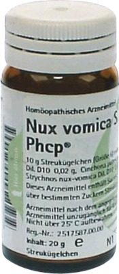 NUX VOMICA S Phcp Globuli 20 g Globuli