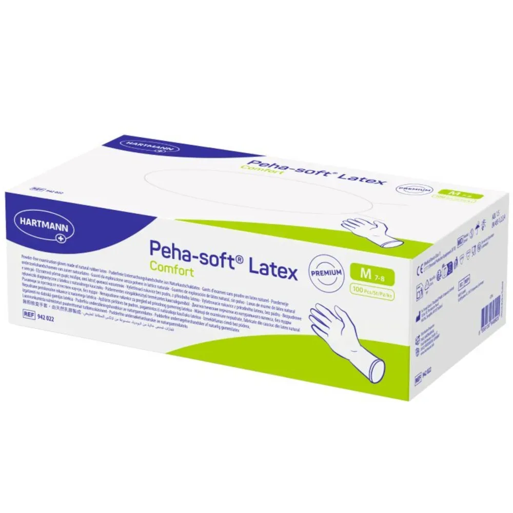 Peha-soft Latex Comfort XS 100 St Handschuhe