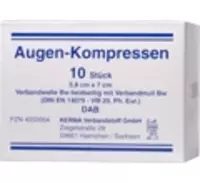 AUGENKOMPRESSEN 5,8x7 cm unsteril 10 St Kompressen