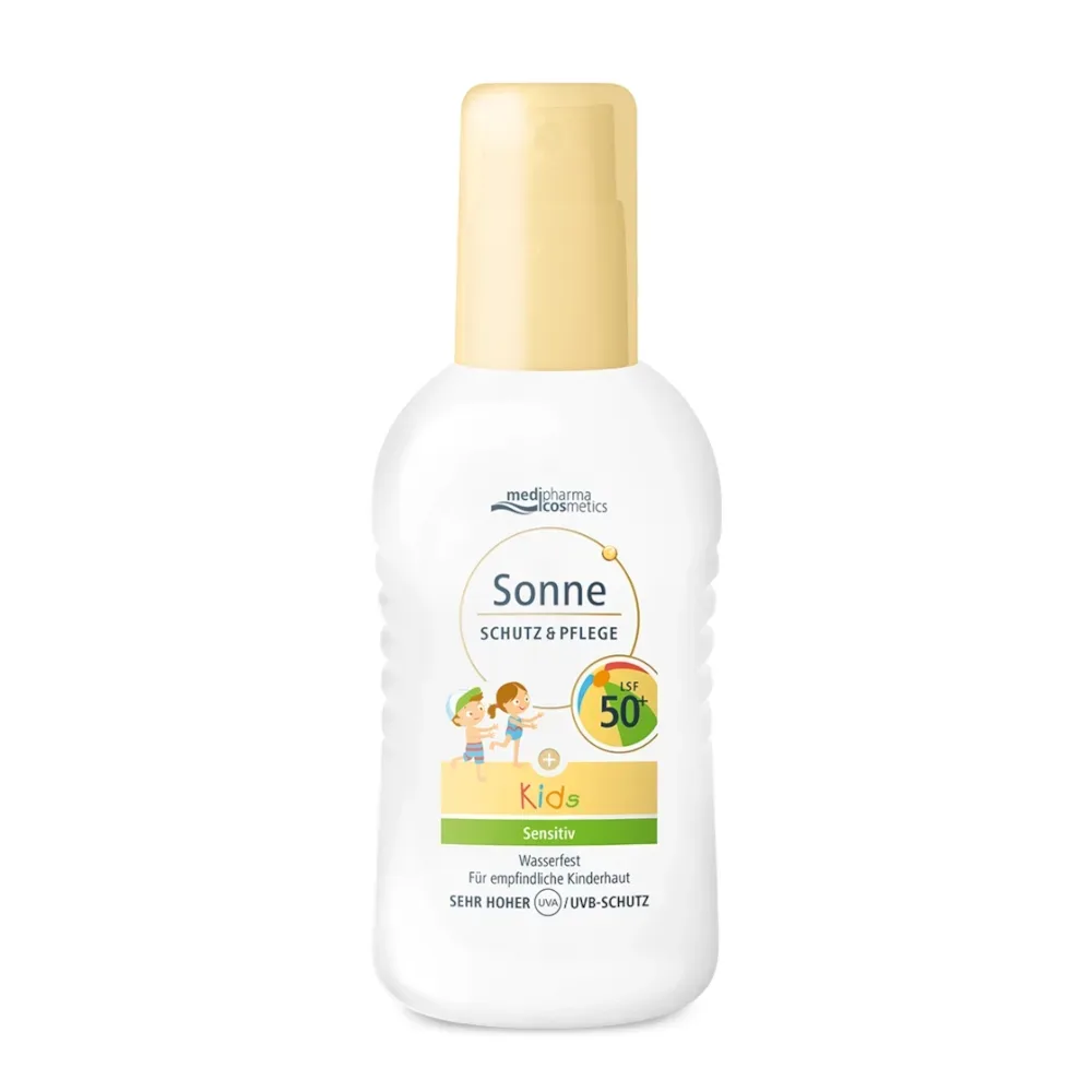 medipharma cosmetics Sonne SCHUTZ & PFLEGE Kids Sensitiv  Wasserfest LSF 50+ 200 ml Spray
