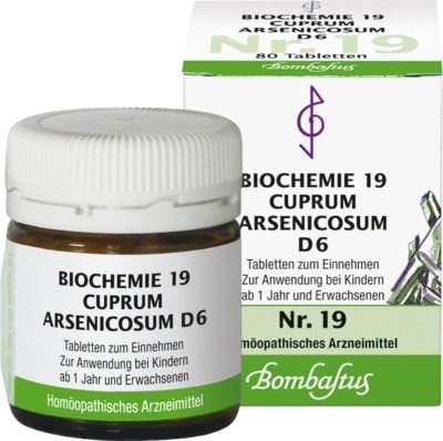 BIOCHEMIE 19 Cuprum arsenicosum D 6  80 St Tabletten