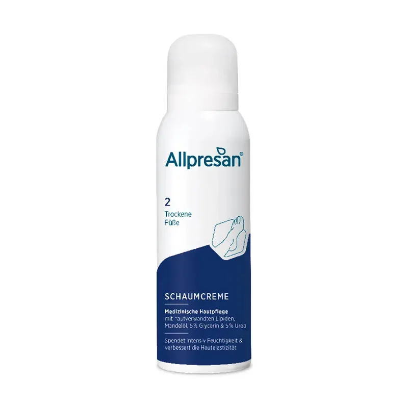Allpresan Fuß spezial Nummer 2 ORIGINAL SCHAUM-CREME Trockene Haut 125 ml Schaum