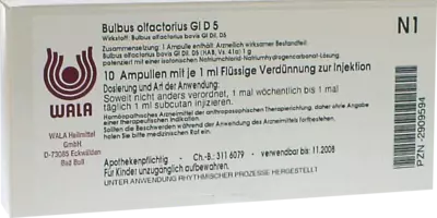 Bulbus olfactorius GL D5 Ampullen 10X1 ml Ampullen