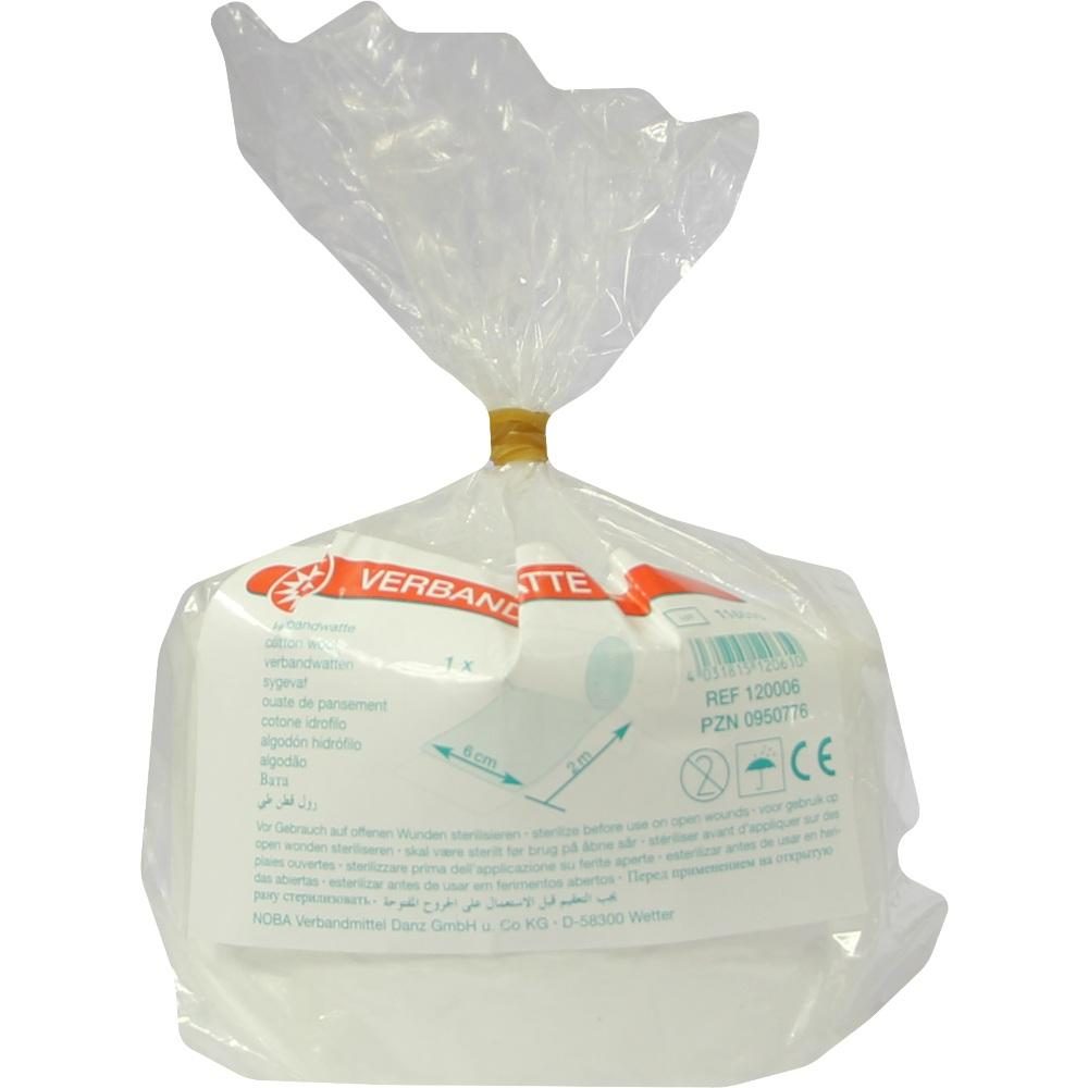 VERBANDWATTE gerollt 6 cmx2 m 1 St Watte