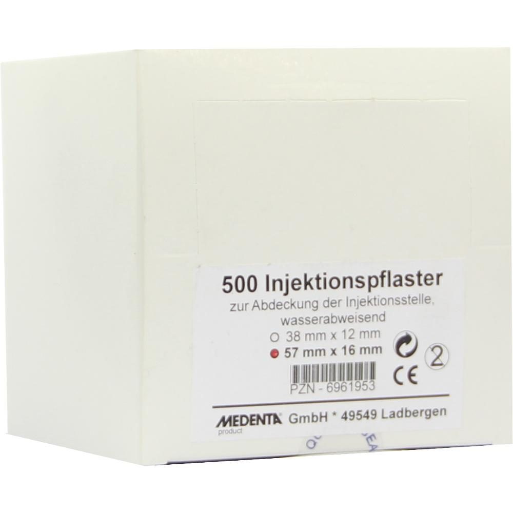 INJEKTIONSPFLASTER 16x57 mm 500 St Pflaster