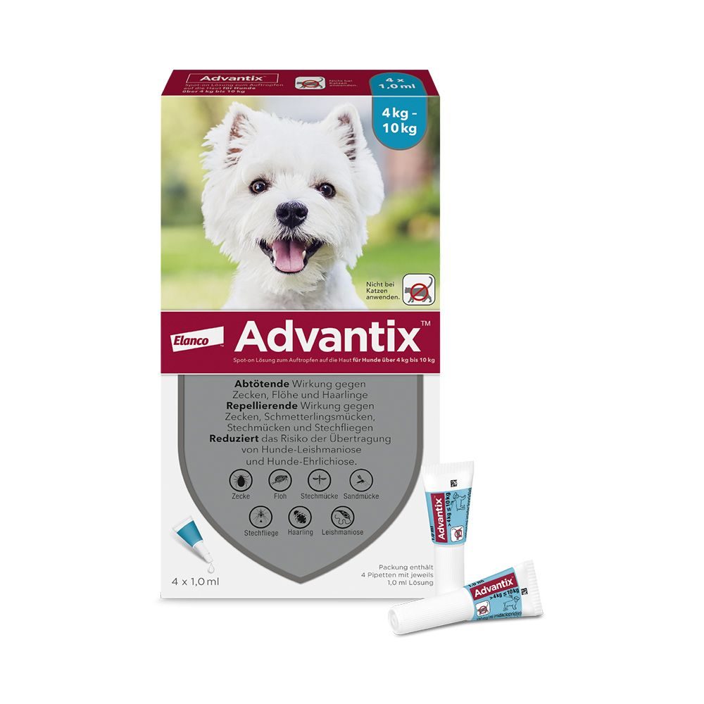 ADVANTIX SPOT-ON HUND 4-10KG 4 St Lösung
