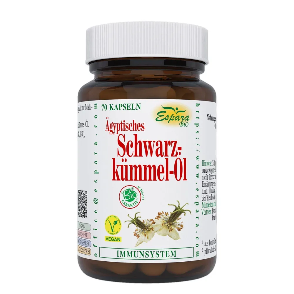 Espara Ägyptisches Schwarzkümmel-Öl 70 St Kapseln