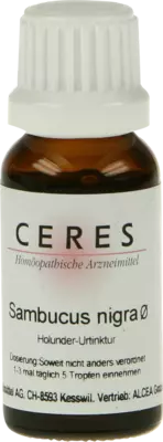 CERES Sambucus nigra Urtinktur 20 ml Tropfen