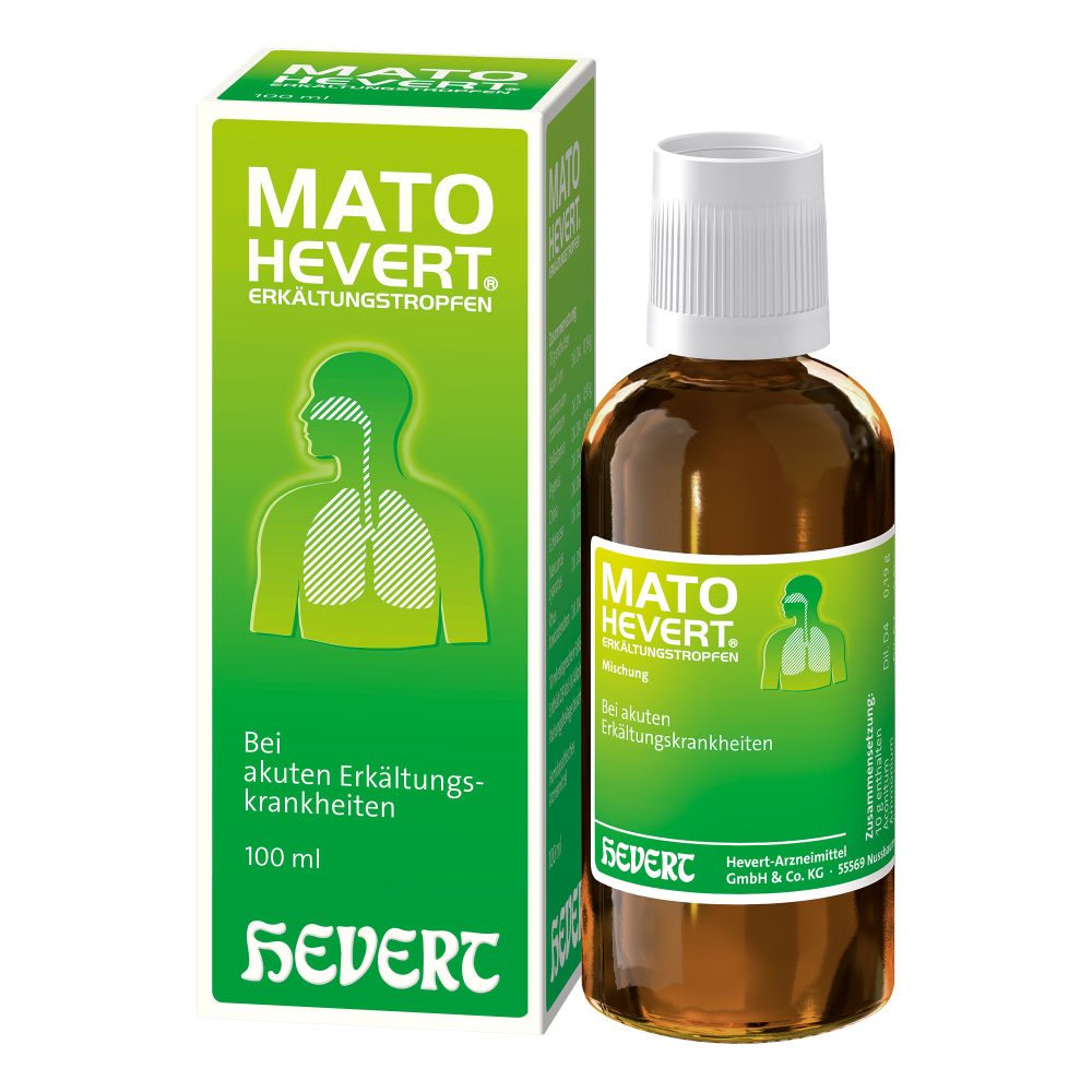 MATO HEVERT Erkältungstropfen 100 ml Tropfen