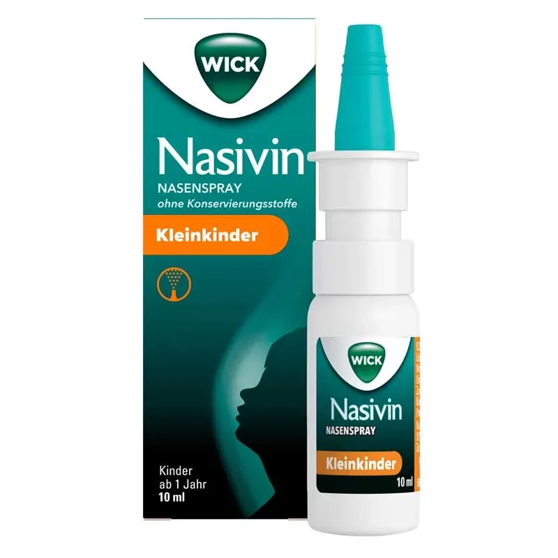 WICK Nasivin NASENSPRAY Kleinkinder ohne Konservierungsstoffe 10 ml Nasenspray