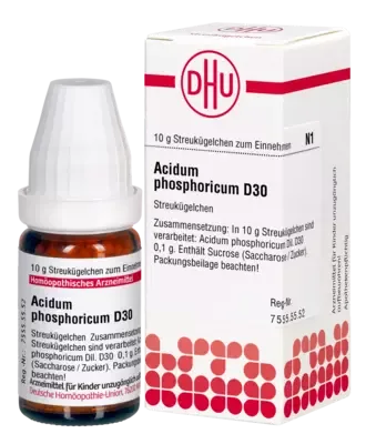 ACIDUM PHOSPHORICUM D 30 Globuli 10 g Globuli