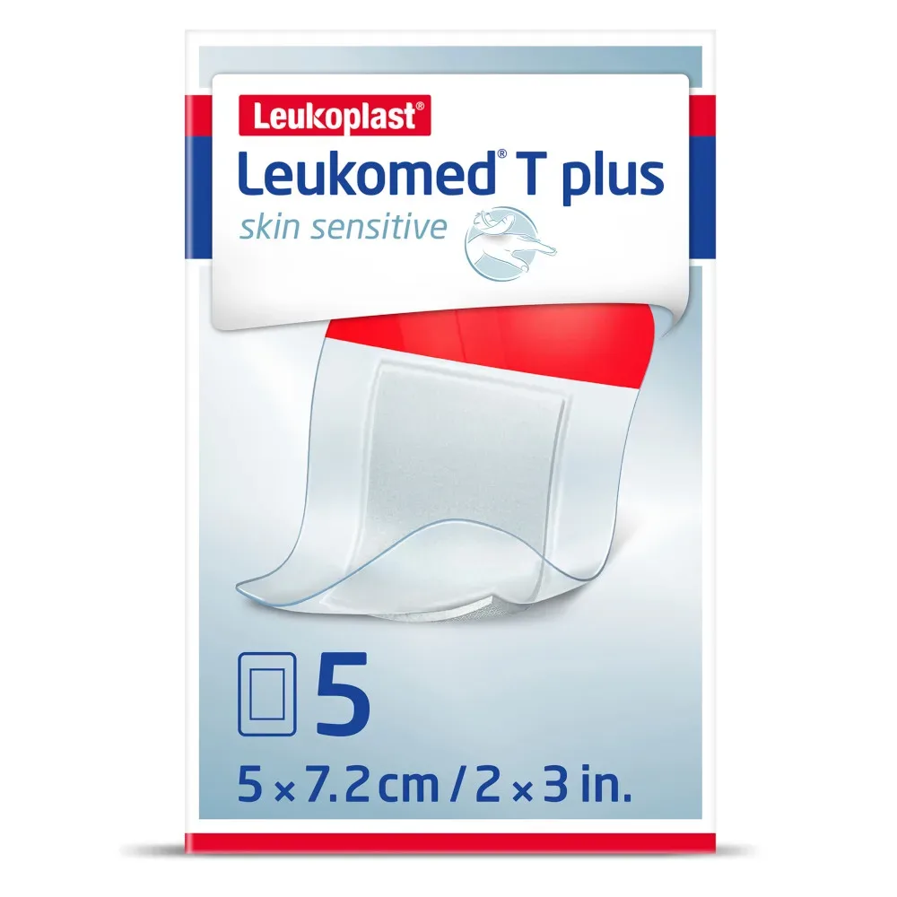 Leukomed T plus skin sensitive Post-OP Verband 7,2cm x 5cm 5 St Pflaster