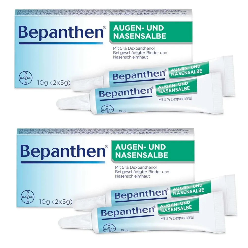 Bepanthen Augen- und Nasensalbe 2X10 g Augen- und Nasensalbe
