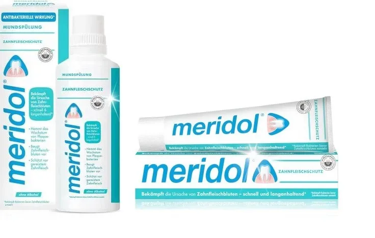 meridol Set Zahnpasta & Mundspülung 1 Sparset