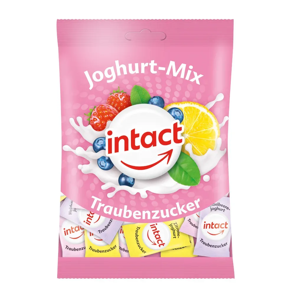 intact Joghurt-Mix Traubenzucker 75 g Bonbons