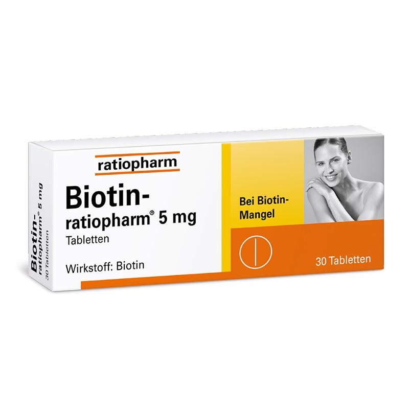 Biotin-ratiopharm 5 mg  30 St Tabletten