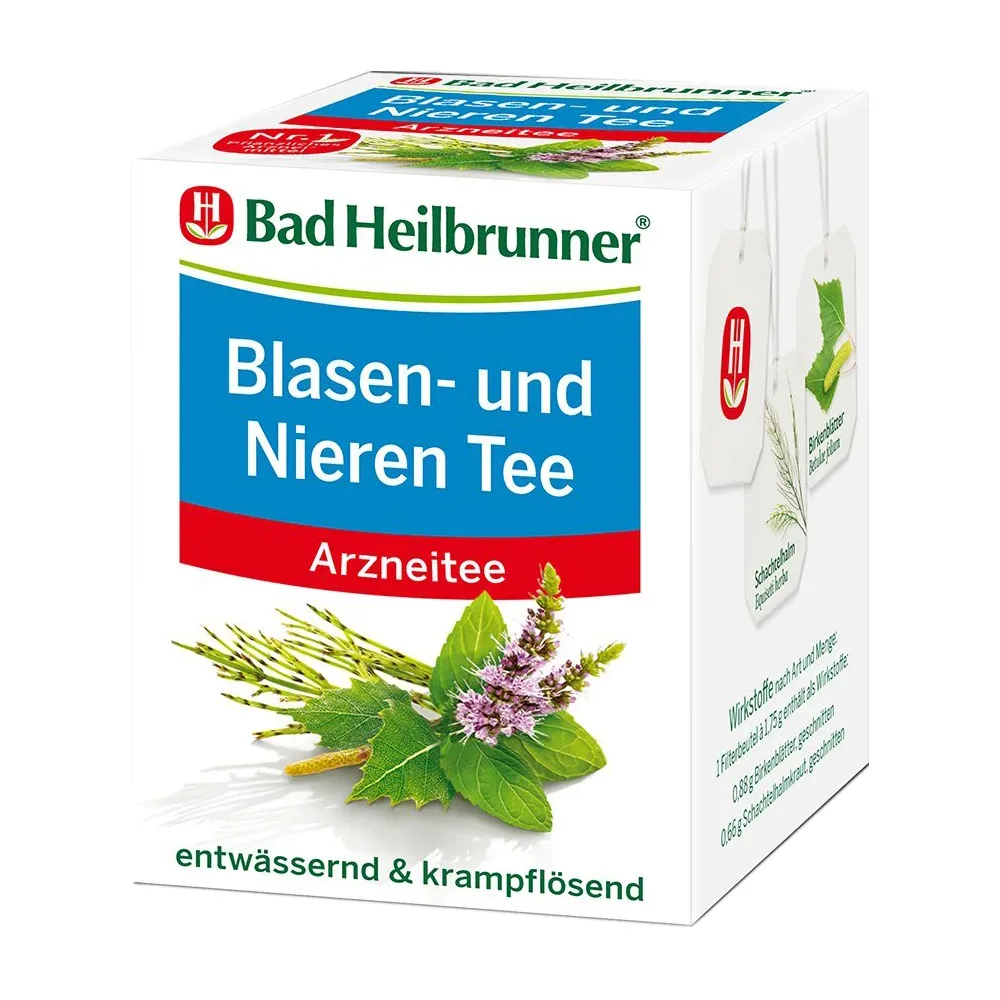 Bad Heilbrunner Blasen- und Nieren Tee 8X1.75 g Filterbeutel