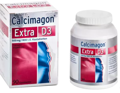 Calcimagon Extra D3 500 mg/800 I.E. 90 St Kautabletten