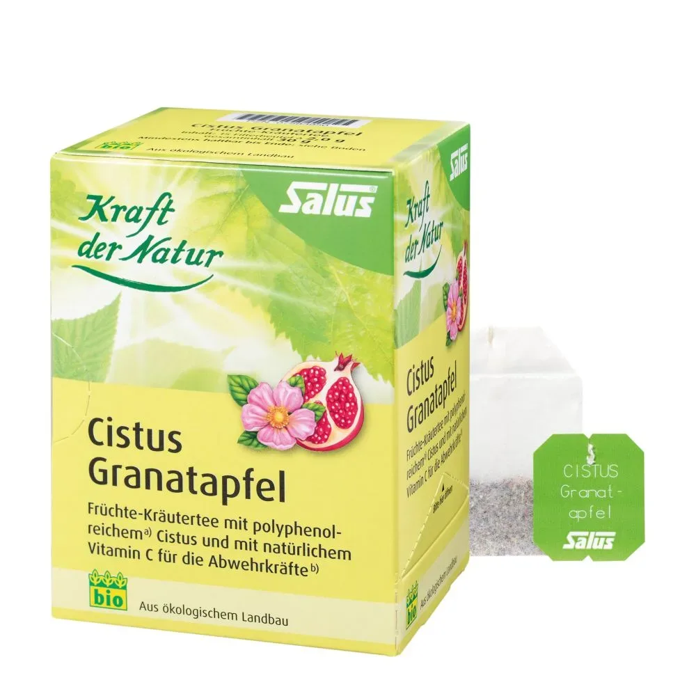 Salus Cistus Granatapfel Tee Kraft der Natur  15 St Filterbeutel