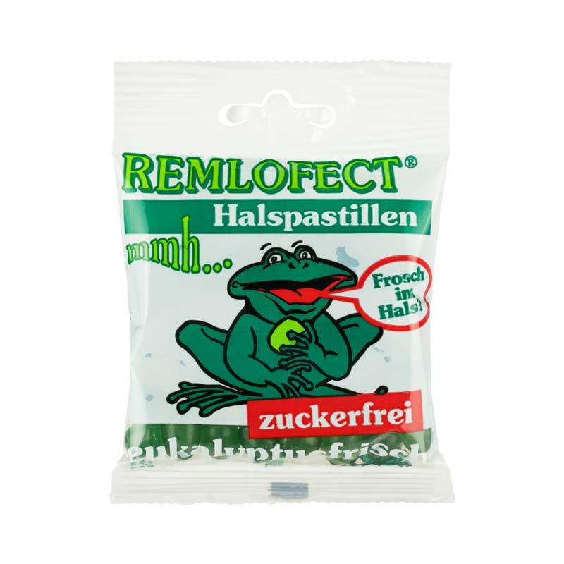 REMLOFECT Halspastillen zuckerfrei eukalyptusfrisch  50 g Pastillen